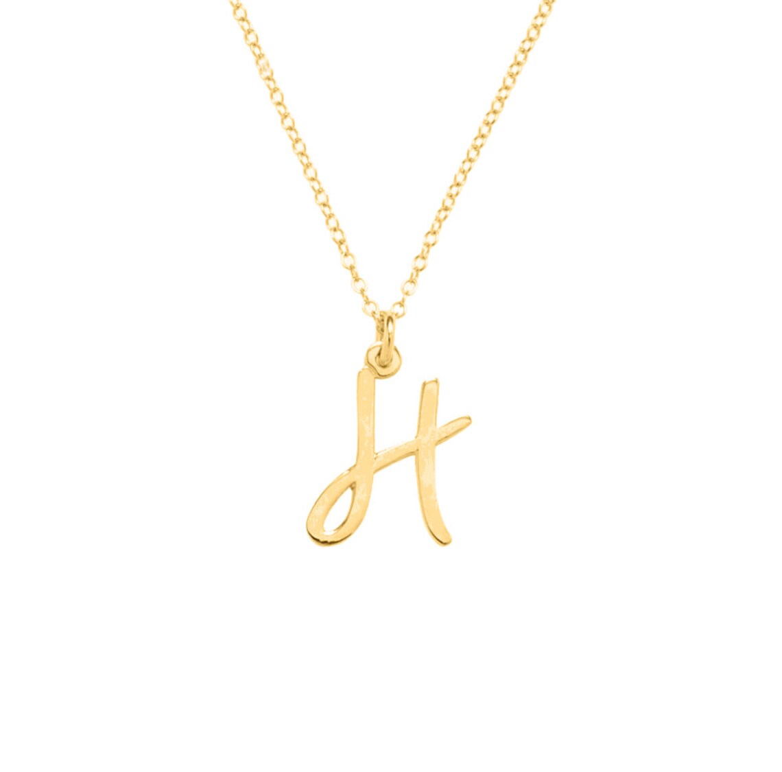 Initial Necklace Personalized Name Necklace Letter Necklace Gold